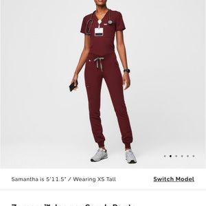 Figs scrub set - Burgundy - S/M